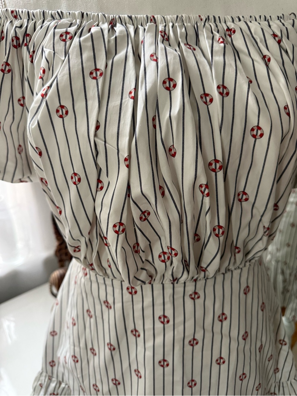 My Beachy Side & Emily in Paris Nautique Striped Mini Dress NWT - Picture 5 of 8